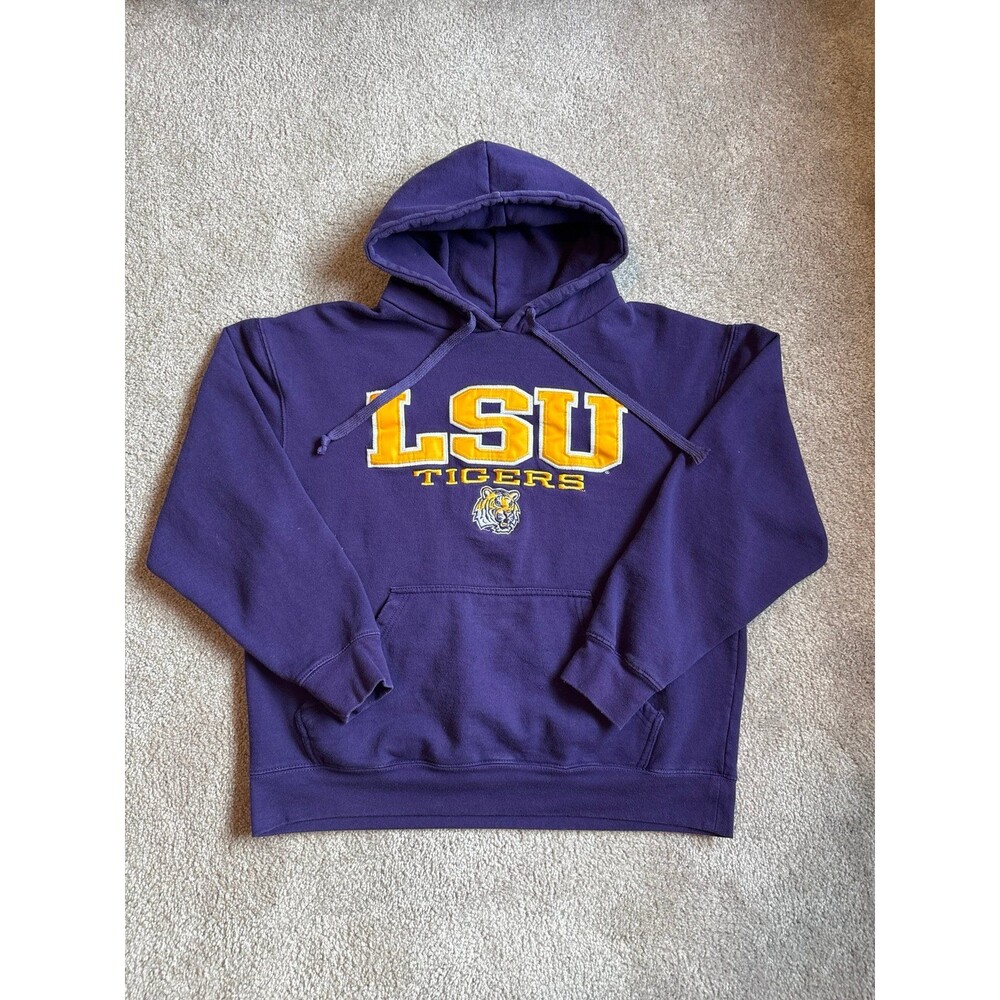 Vintage LSU Tigers Majestic Men’s Hoodie Size Large
